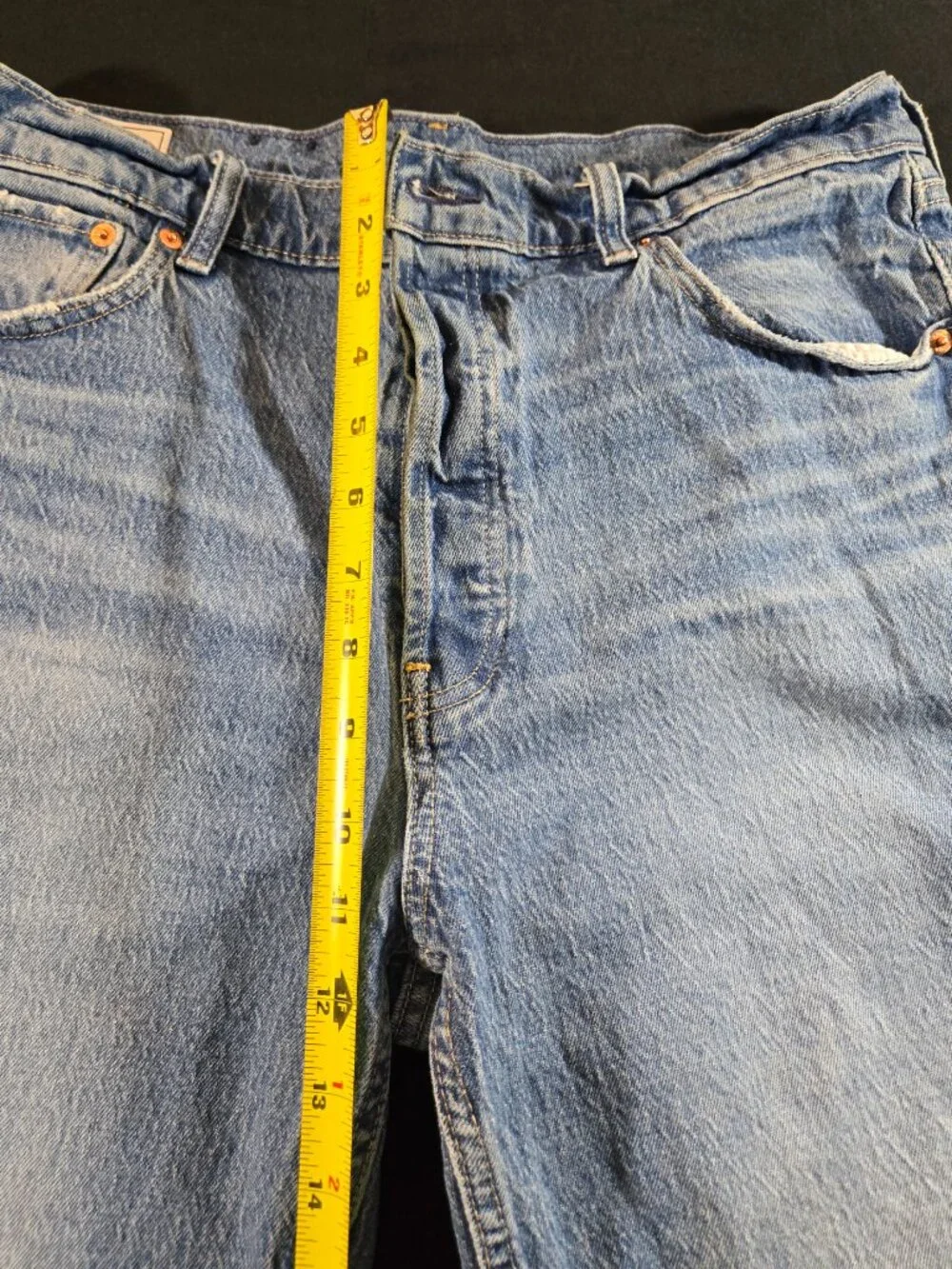 Gap Women's Cheeky Straight High Rise Jeans 14R - Picture 5 of 10